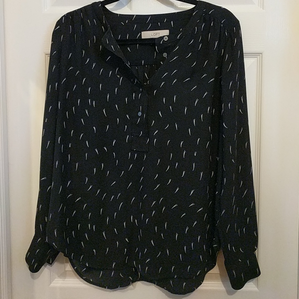 LOFT silky blouse.